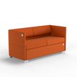 Двухместный диван LOUNGE Ткань 2 Оранжевый