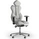 Эргономическое офисное кресло и стул с ортопедическим эффектом для руководителей, персонала, школьников и детей Кресло KULIK SYSTEM ROYAL Экокожа с подголовником без дизайнерского шва Белый
