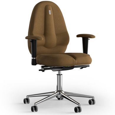 Ергономічне офісне крісло та стілець з ортопедичним ефектом для керівників, персоналу, школярів та дітей Крісло KULIK SYSTEM CLASSIC Тканина без підголівника і дизайнерського шва Бронзовий