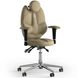 Ергономічне офісне крісло та стілець з ортопедичним ефектом для керівників, персоналу, школярів та дітей Крісло KULIK SYSTEM TRIO Екошкіра з підголівником без дизайнерського шва Пісочний