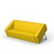 Тримісний диван PLANE Екошкіра 3 Жовтий