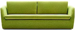 Двухместный диван Bloom Азур (рогожка) Зеленый