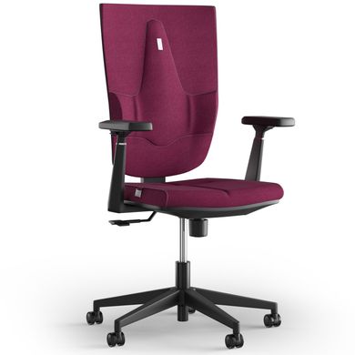 Эргономическое офисное кресло и стул с ортопедическим эффектом для руководителей, персонала, школьников и детей Кресло KULIK SYSTEM SPACE Ткань без подголовника и дизайнерского шва Розовый