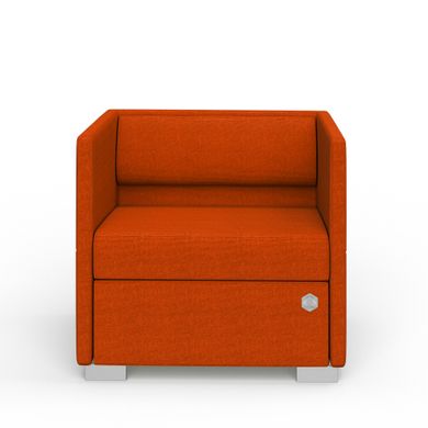 Мягкое кресло LOUNGE Ткань 1 Оранжевый
