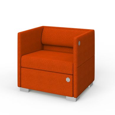 Мягкое кресло LOUNGE Ткань 1 Оранжевый