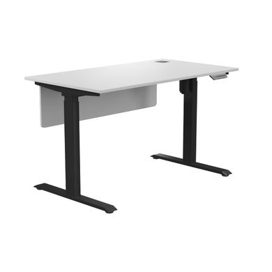 Cтол с регулируемой высотой E-table UNIVERSAL 5005W - Белый / Черные ножки