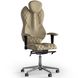Ергономічне офісне крісло та стілець з ортопедичним ефектом для керівників, персоналу, школярів та дітей Крісло KULIK SYSTEM GRAND Екошкіра з підголівником і дизайнерським швом Пісочний