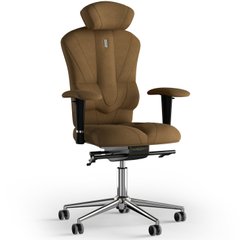 Ергономічне офісне крісло та стілець з ортопедичним ефектом для керівників, персоналу, школярів та дітей Крісло KULIK SYSTEM VICTORY Тканина з підголівником без дизайнерського шва Бронзовий