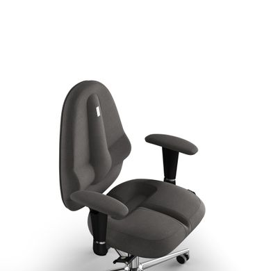 Ергономічне офісне крісло та стілець з ортопедичним ефектом для керівників, персоналу, школярів та дітей Крісло KULIK SYSTEM CLASSIC Тканина без підголівника і дизайнерського шва Сріблястий