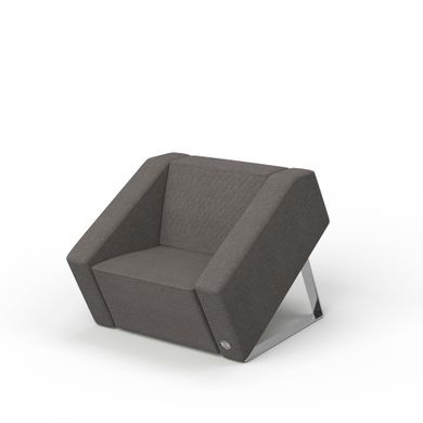 Мягкое кресло PLANE Ткань 1 Серебристый