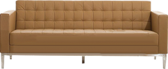 Двомісний диван LuxeLounge Екошкіра Коричневий