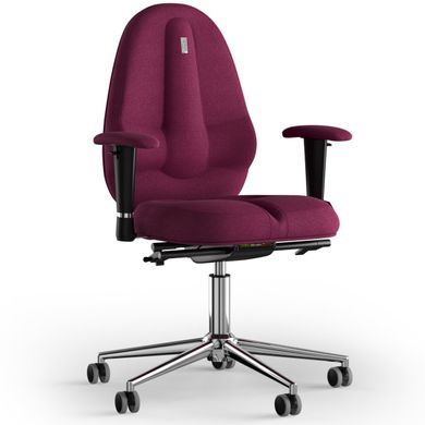 Ергономічне офісне крісло та стілець з ортопедичним ефектом для керівників, персоналу, школярів та дітей Крісло KULIK SYSTEM CLASSIC Тканина без підголівника і дизайнерського шва Рожевий