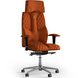 Эргономическое офисное кресло и стул с ортопедическим эффектом для руководителей, персонала, школьников и детей Кресло KULIK SYSTEM BUSINESS Ткань с подголовником и дизайнерским швом Оранжевый