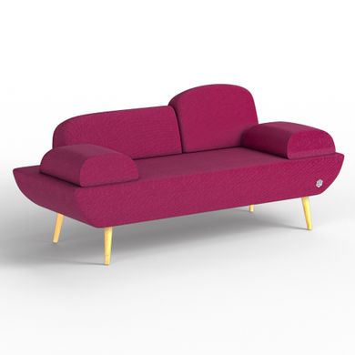 Двухместный диван LOFT Ткань Розовый