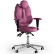 Эргономическое офисное кресло и стул с ортопедическим эффектом для руководителей, персонала, школьников и детей Кресло KULIK SYSTEM TRIO Антара с подголовником без дизайнерского шва Розовый
