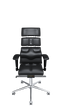 Ергономічне офісне крісло та стілець з ортопедичним ефектом для керівників, персоналу, школярів та дітей Крісло KULIK SYSTEM PYRAMID Тканина з підголівником і дизайнерським швом Сріблястий. Фото 4