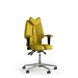 Ергономічне офісне крісло та стілець з ортопедичним ефектом для керівників, персоналу, школярів та дітей Крісло KULIK SYSTEM FLY Екошкіра з підголівником без дизайнерського шва Жовтий