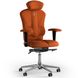 Эргономическое офисное кресло и стул с ортопедическим эффектом для руководителей, персонала, школьников и детей Кресло KULIK SYSTEM VICTORY Ткань с подголовником без дизайнерского шва Оранжевый