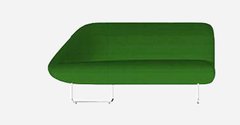 Модуль з підлокітником Flora Антара (велюр) Зелений