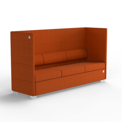 Трехместный диван PRIVATE Ткань 3 Оранжевый