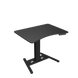Стол с регулируемой высотой E-TABLE ONE - Чёрний/Чёрний