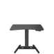 Стіл з регульованою висотою E-TABLE ONE - Чорний/Чорний