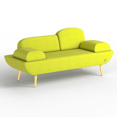 Двухместный диван LOFT Ткань Оливковый