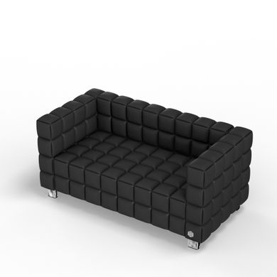Двомісний диван NEXUS Екошкіра 2 Чорний