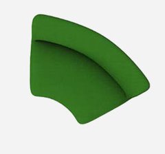 Модуль радиусный Flora Антара (велюр) Зеленый