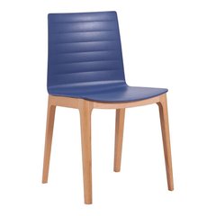 Офісний стілець OFC K11W - Blue Wooden with cushion