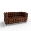 Двомісний диван NEXUS Екошкіра 2 Коричневий