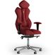 Эргономическое офисное кресло и стул с ортопедическим эффектом для руководителей, персонала, школьников и детей Кресло KULIK SYSTEM ROYAL Экокожа с подголовником без дизайнерского шва Красный