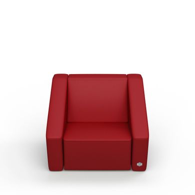 Мягкое кресло PLANE Экокожа 1 Красный