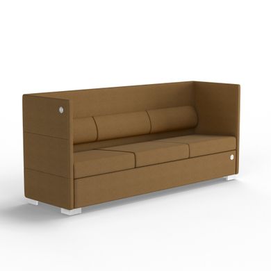 Тримісний диван CONFERENCE Тканина 3 Бронзовий