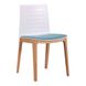 Офисный стул OFC K11W - White Wooden with cushion