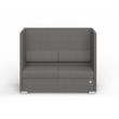 Двомісний диван PRIVATE Тканина 2 Сріблястий