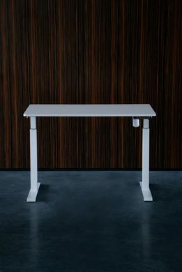 Стіл з регульованою висотою E-TABLE CLASSIC - Білий/Білий