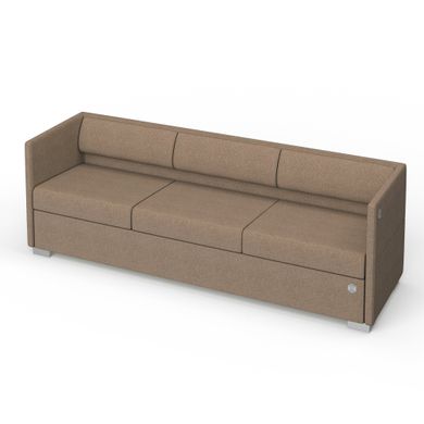 Трехместный диван LOUNGE Ткань 3 Карамельный