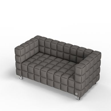 Двухместный диван NEXUS Ткань 2 Серебристый