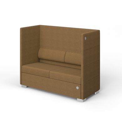 Двухместный диван PRIVATE Ткань 2 Бронзовый