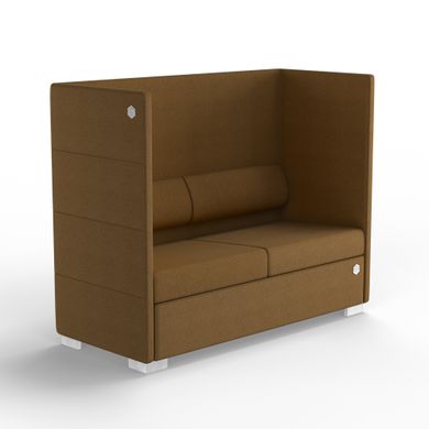 Двомісний диван PRIVATE Тканина 2 Бронзовий