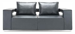 Двухмесный диван Snite Onyx Черный Экокожа 1650 мм ONYX_9837_M2_MC_0201