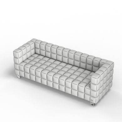 Трехместный диван NEXUS Экокожа 3 Белый