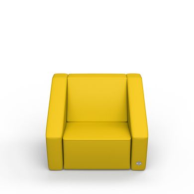 М'яке крісло PLANE Екошкіра 1 Жовтий