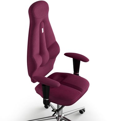 Ергономічне офісне крісло та стілець з ортопедичним ефектом для керівників, персоналу, школярів та дітей Крісло KULIK SYSTEM GALAXY Тканина з підголівником без дизайнерського шва Рожевий