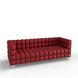 Тримісний диван NEXUS Екошкіра 3 Червоний