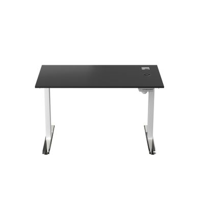 Стіл з регульованою висотою E-table UNIVERSAL 4003H - Графіт Білий Хром USB