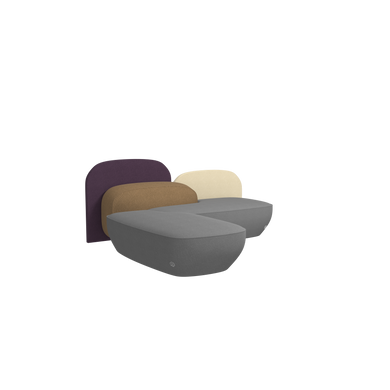 Четырехместный диван PLATO Ткань