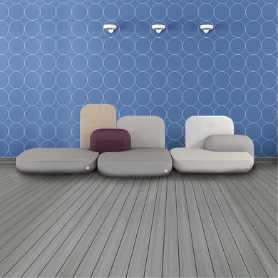 Четырехместный диван PLATO Ткань
