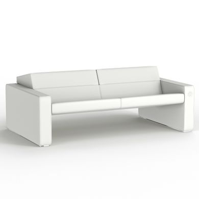 Двухместный диван SMART Экокожа 2 Белый